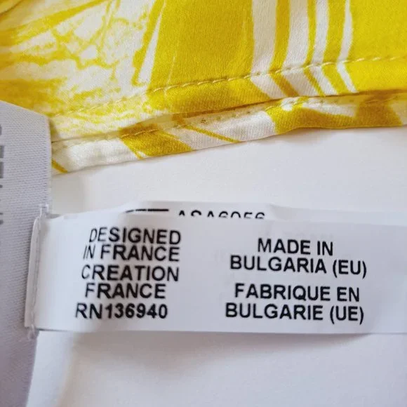 NEW Lise Charmel Floral Yellow Pareo 54